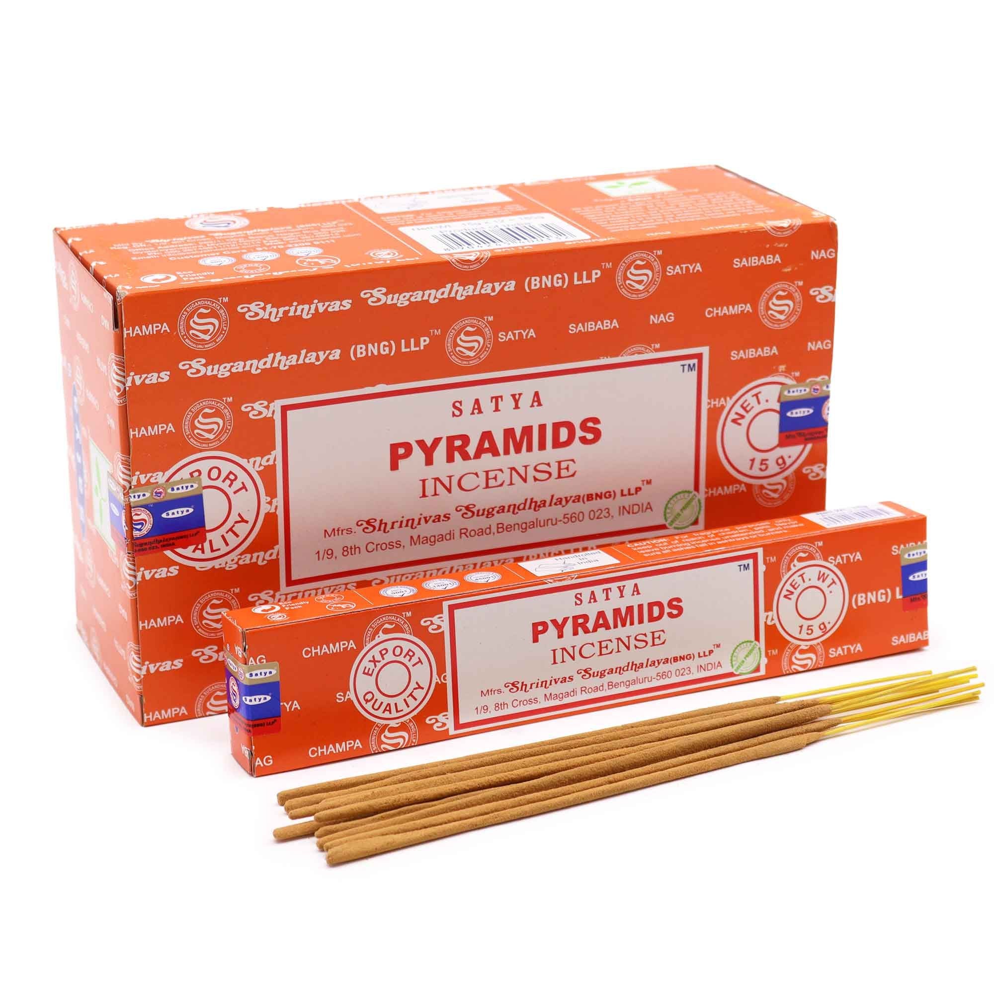 Bâtonnets d'encens Satya 15 g - Pyramide