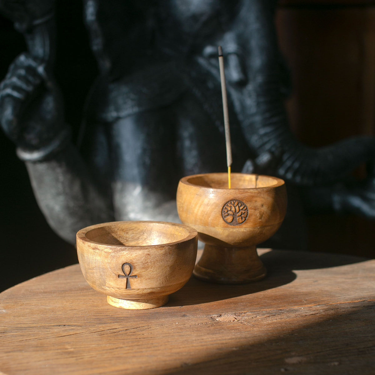Petit objet rituel Portaincienso 11x6.cm - (asst esoteric)