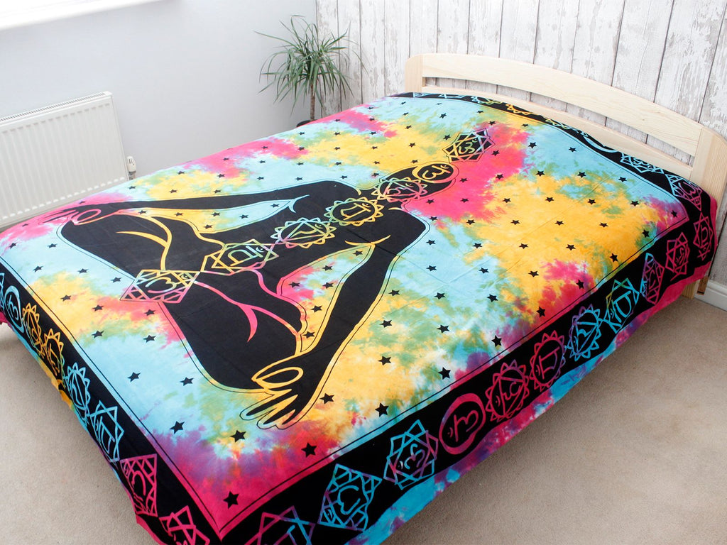 Couette double en coton - Chakra de Bouddha