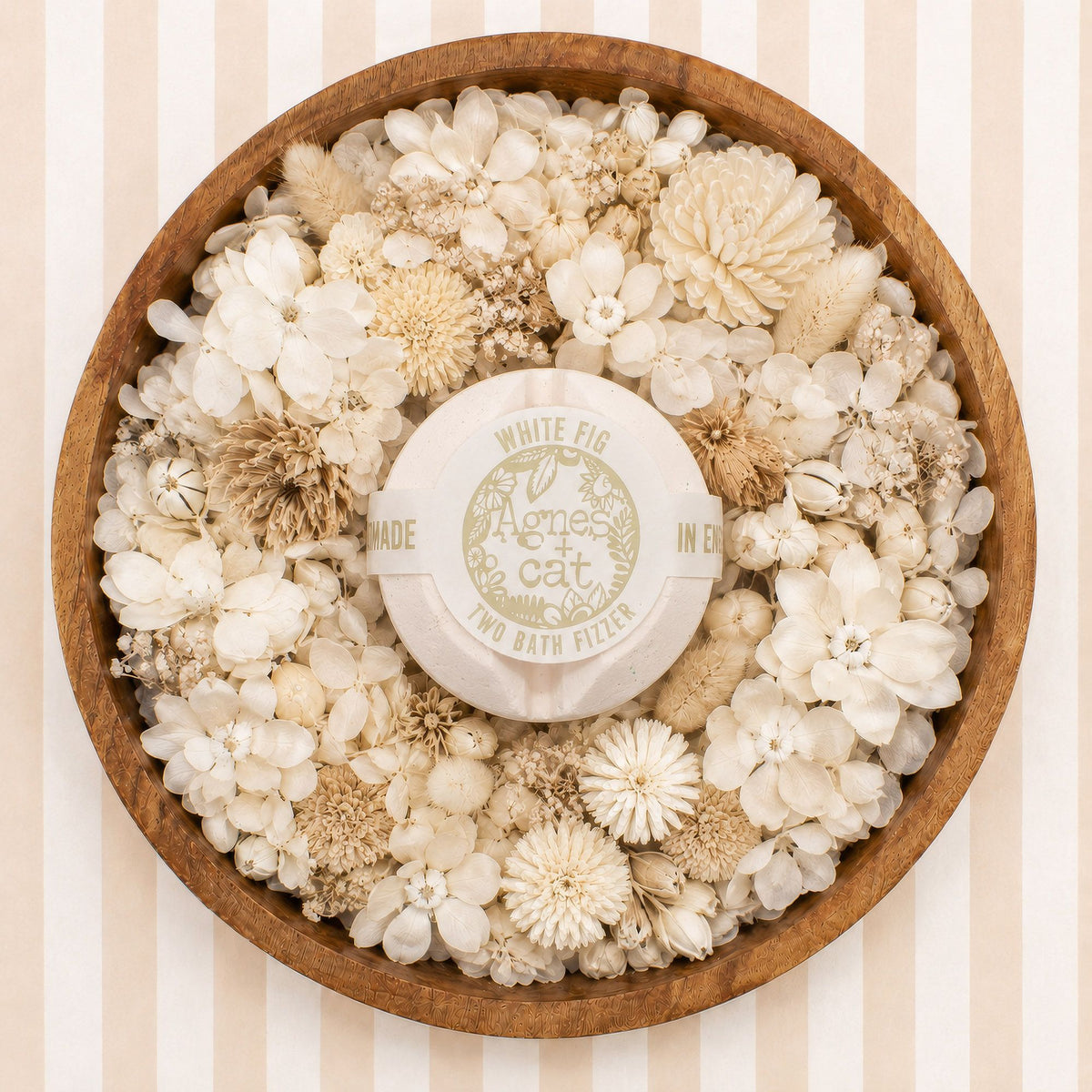 Coffret cadeau de galets de bain effervescents – Baies et figue – Agnes + Cat