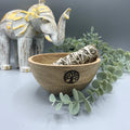 Bol en bois pour offrandes et rituels - Arbre de Vie - 13 x 7 cm