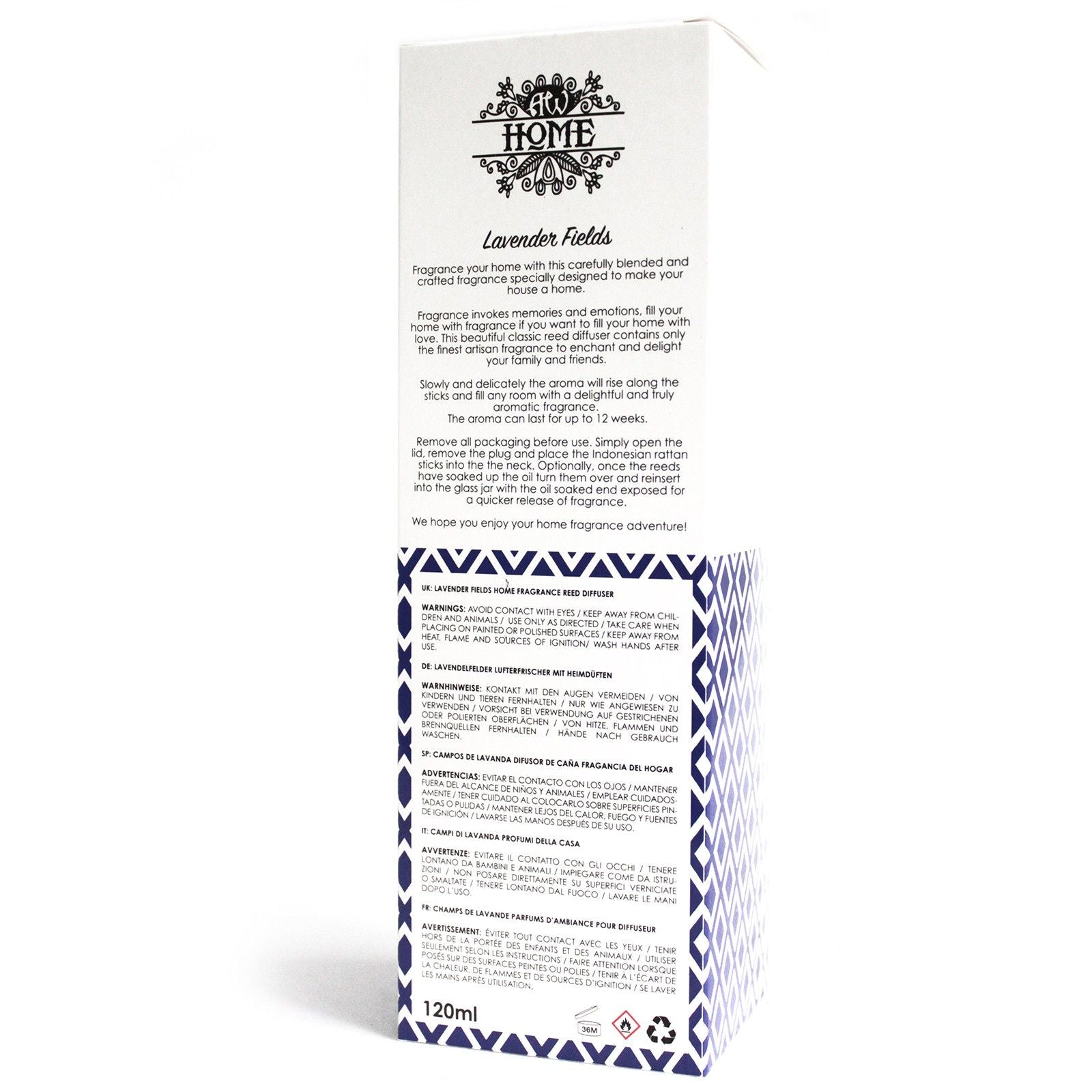 Diffuseur d'arômes 120 ml - lavande