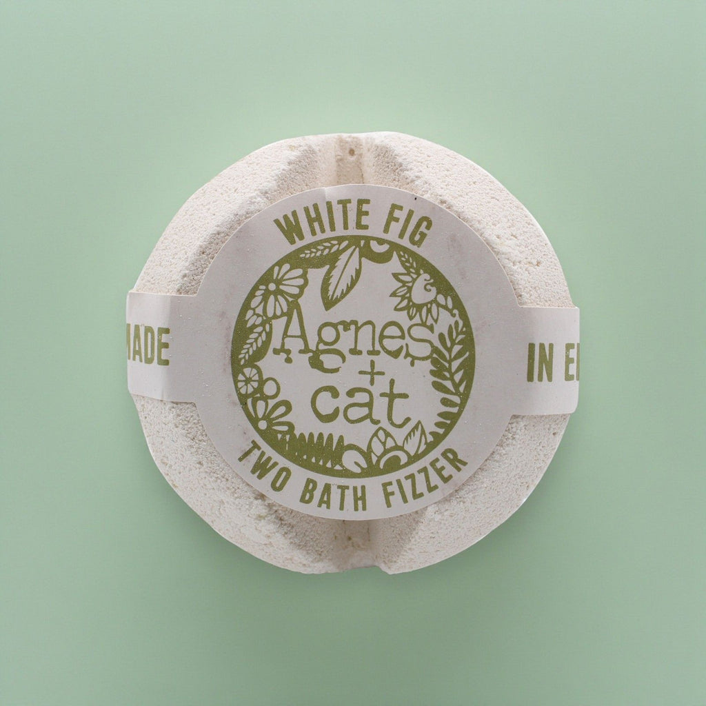 Galet de bain effervescent – Figue blanche – Agnes + Cat