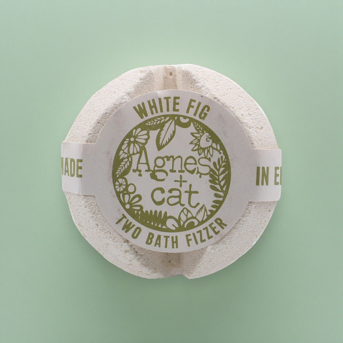 Galet de bain effervescent – Figue blanche – Agnes + Cat