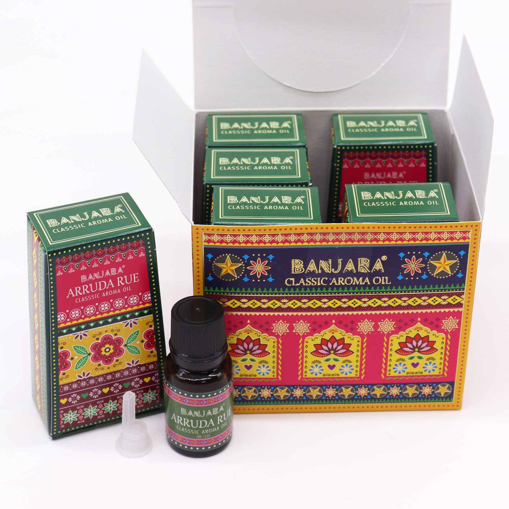 Huile parfumée Banjara Inde 10 ml - Arruda Rue