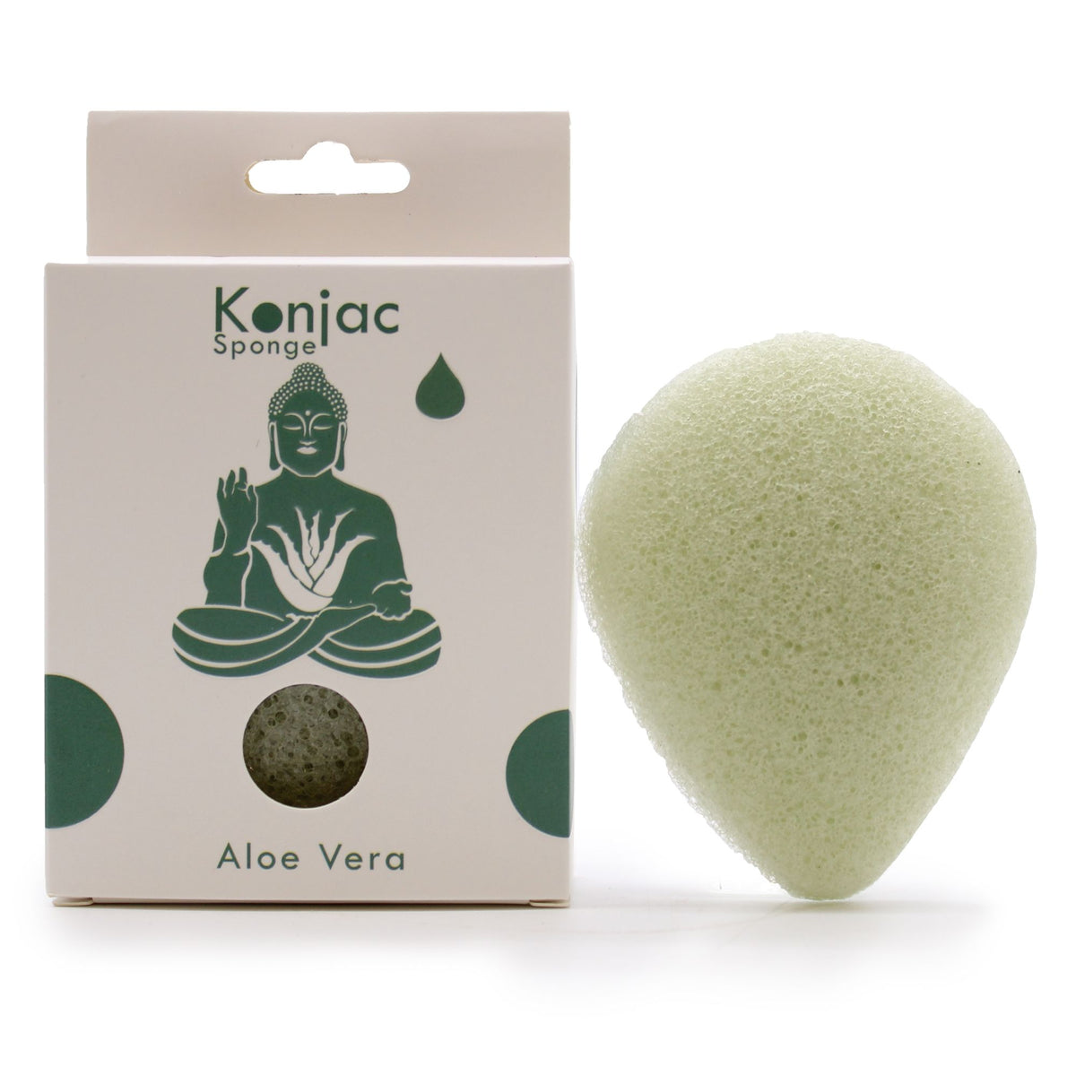 Éponge faciale Konjac - Aloe Vera - Guérison