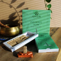 Lot de 15 briquettes d'encens naturel et brûleur - Bois de patchouli
