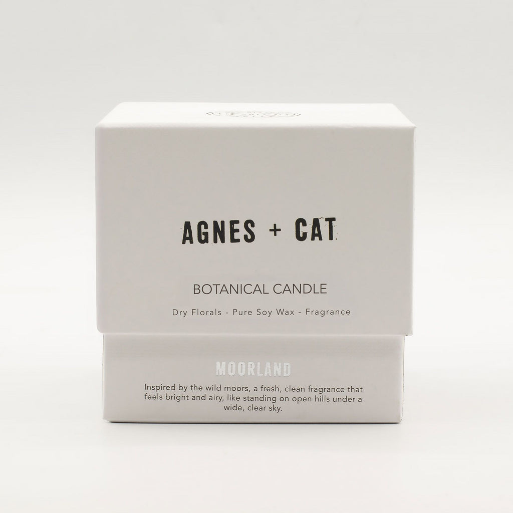 Bougie botanique en cire de soja – Landes – Agnes + Cat