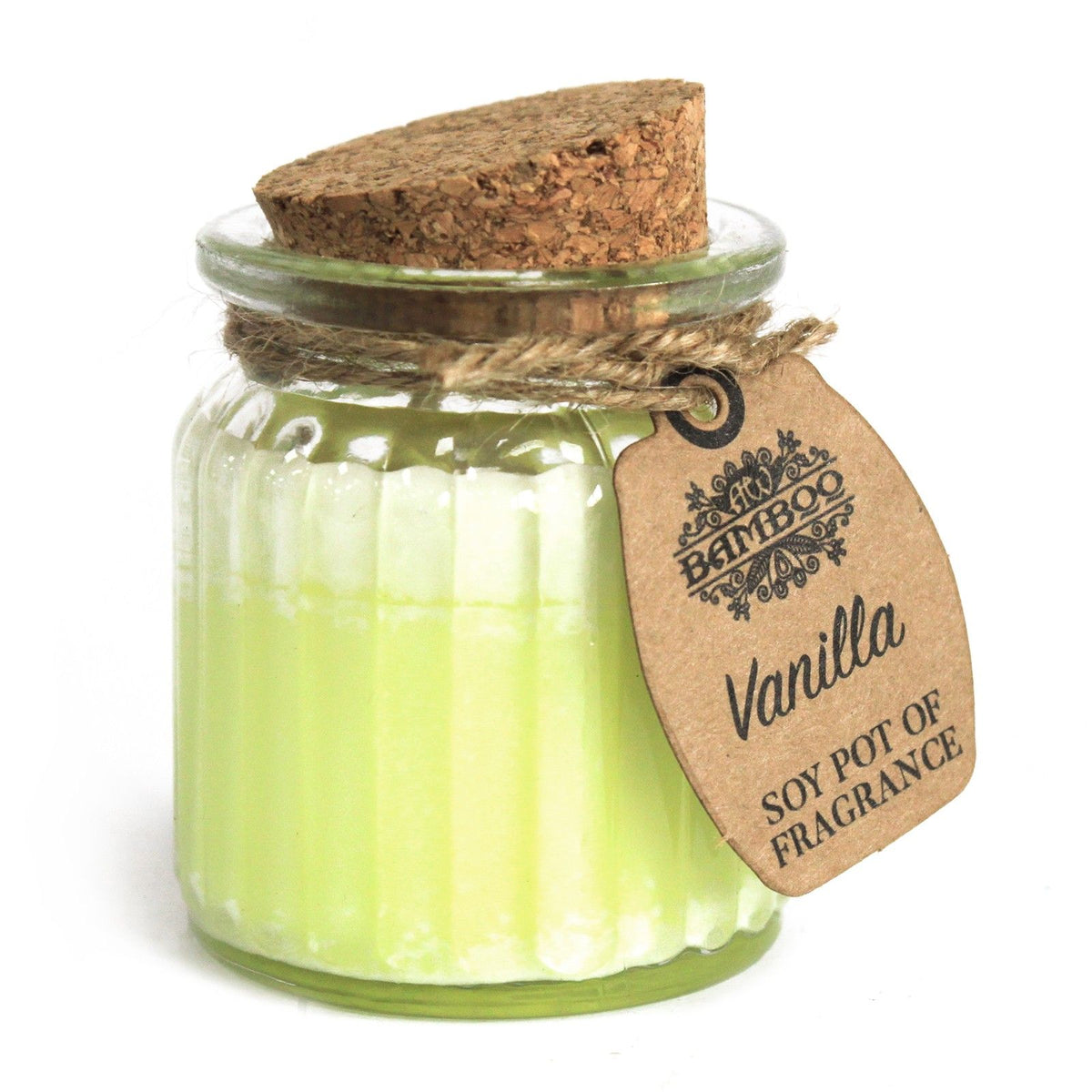 Bougie en pot à la cire de soja - Vanille