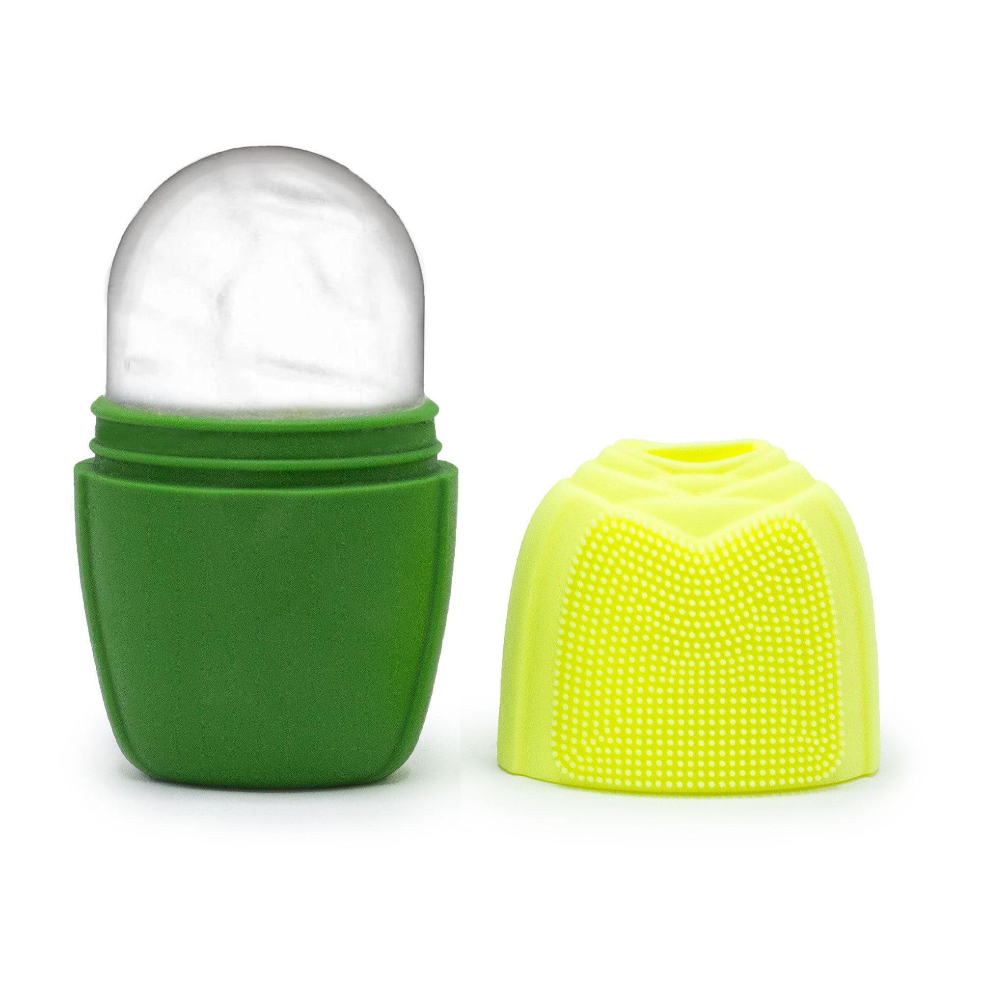 Rouleaux de glace en silicone pour le visage - Verts
