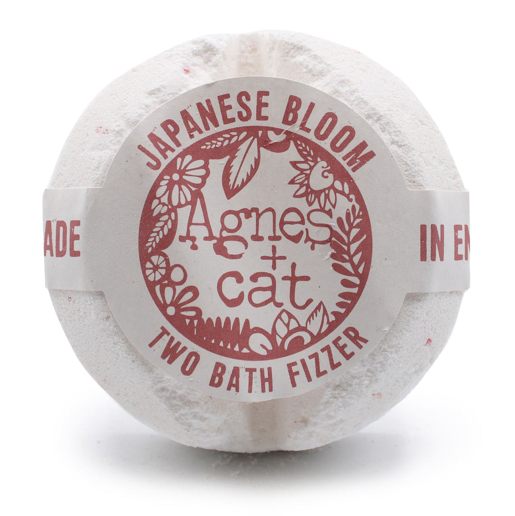 Galet de bain effervescent – Fleur japonaise – Agnes + Cat