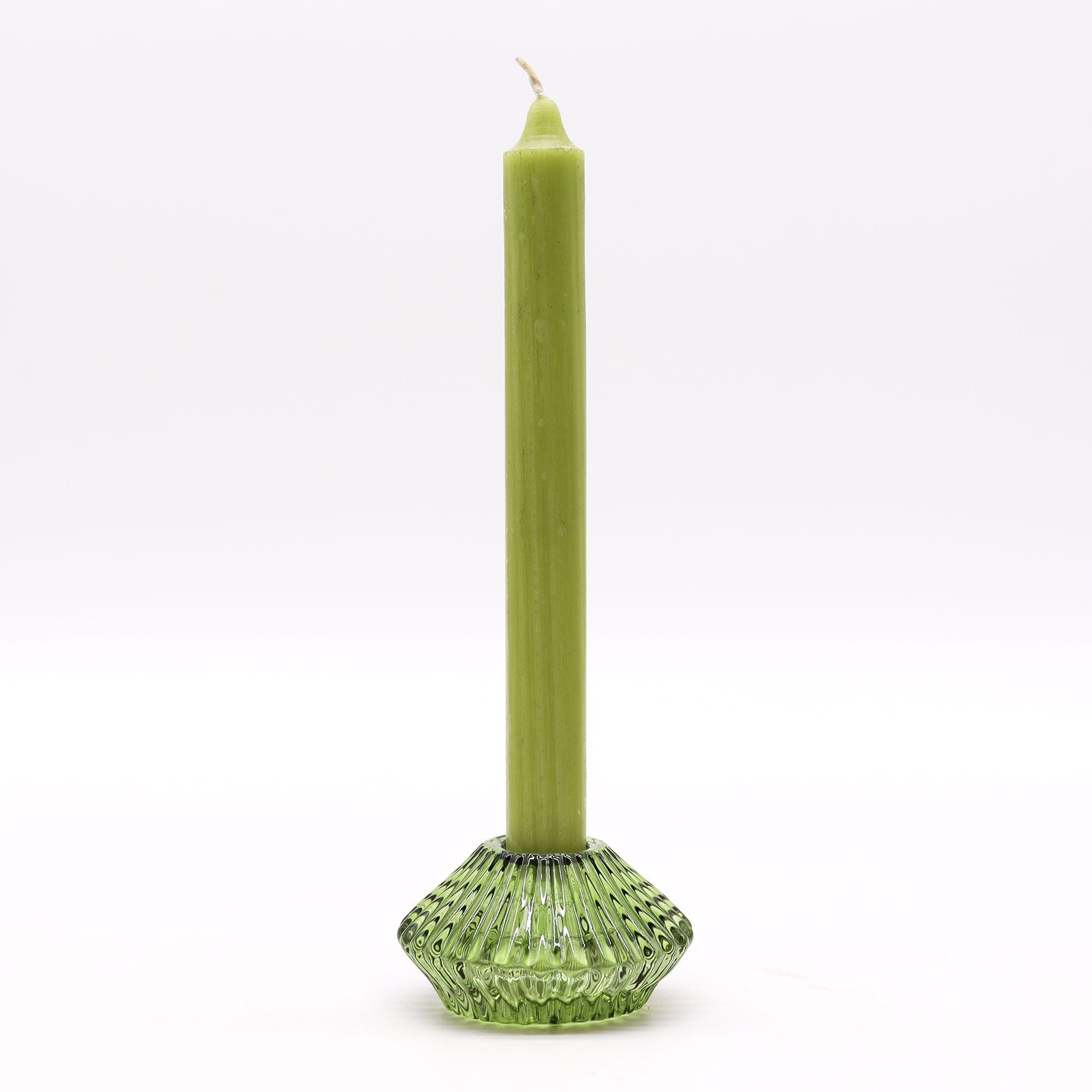 Bougeoir réversible à motif floral pour bougie de table/thé - Jade Garden