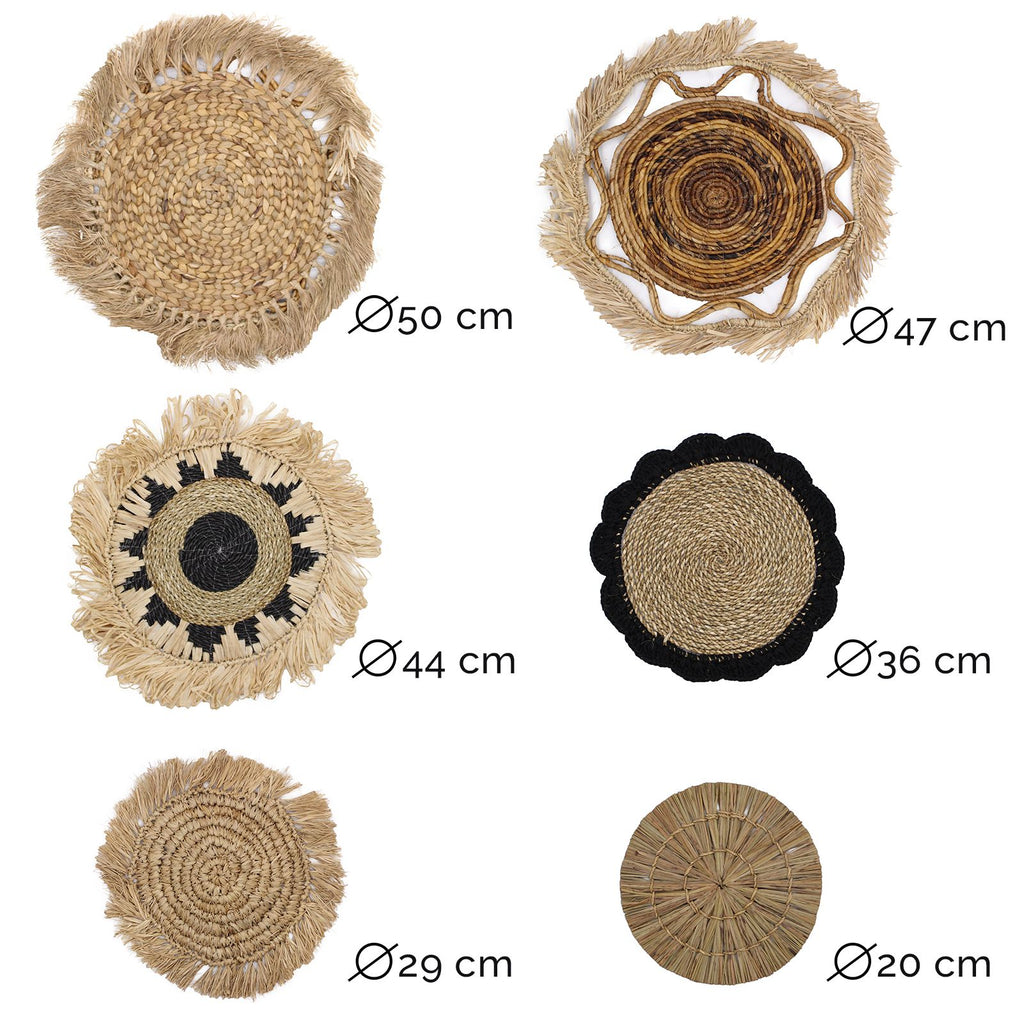 Ensemble de six tableaux de nature - Collection Kribo