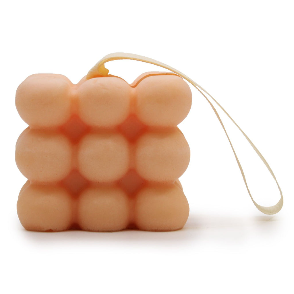 Savon de massage individuel en boîte - géranium et santal
