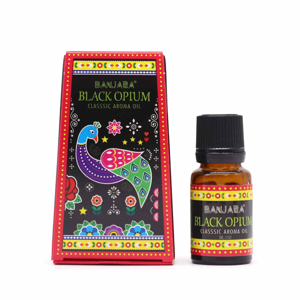 Huile parfumée indienne Banjara 10 ml - Opium noir