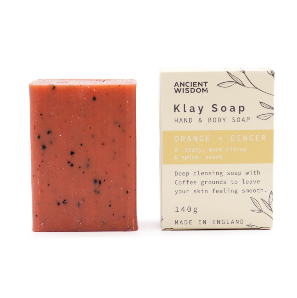 Savon à l'argile - Orange et gingembre