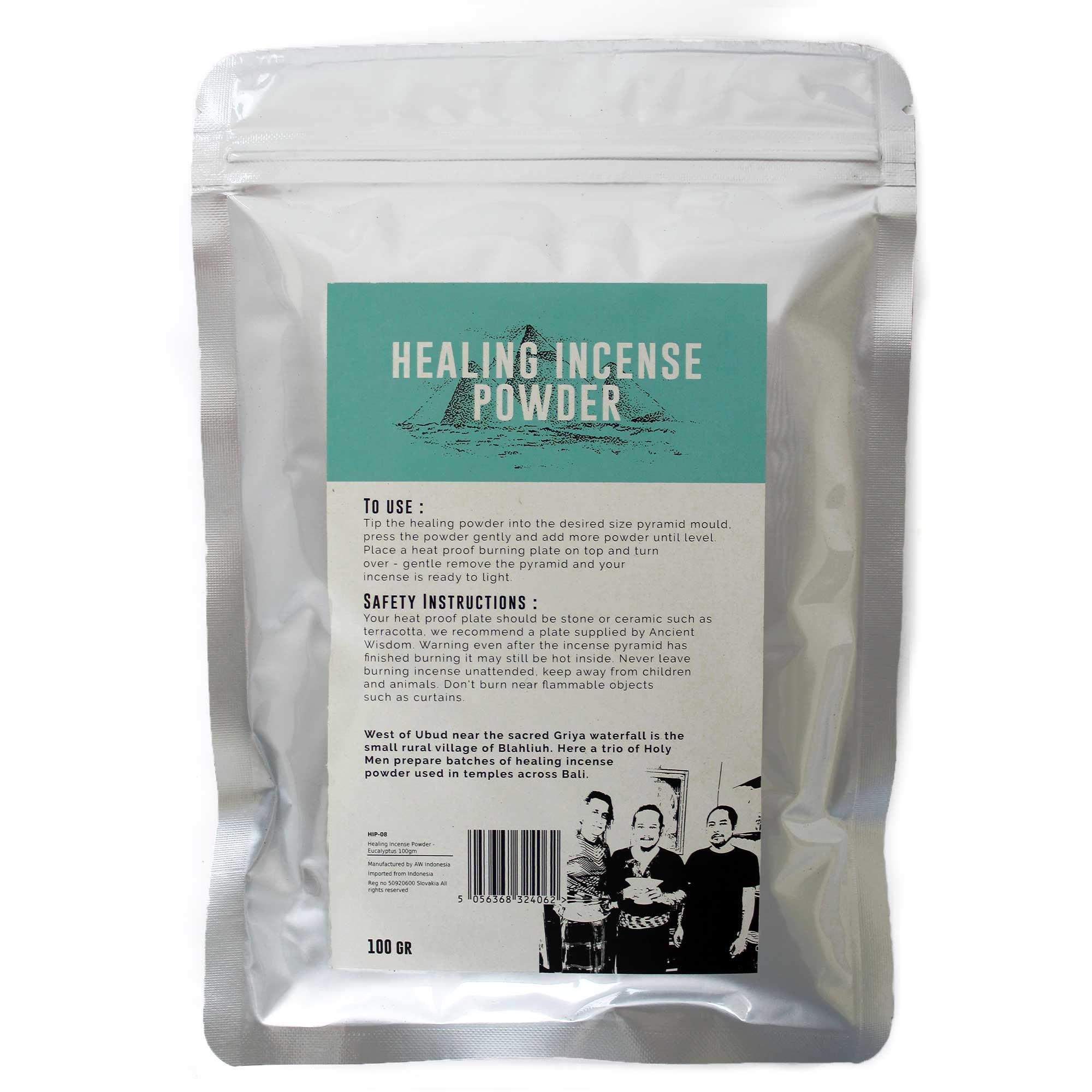 Encens en poudre aux vertus curatives - Eucalyptus 100 g