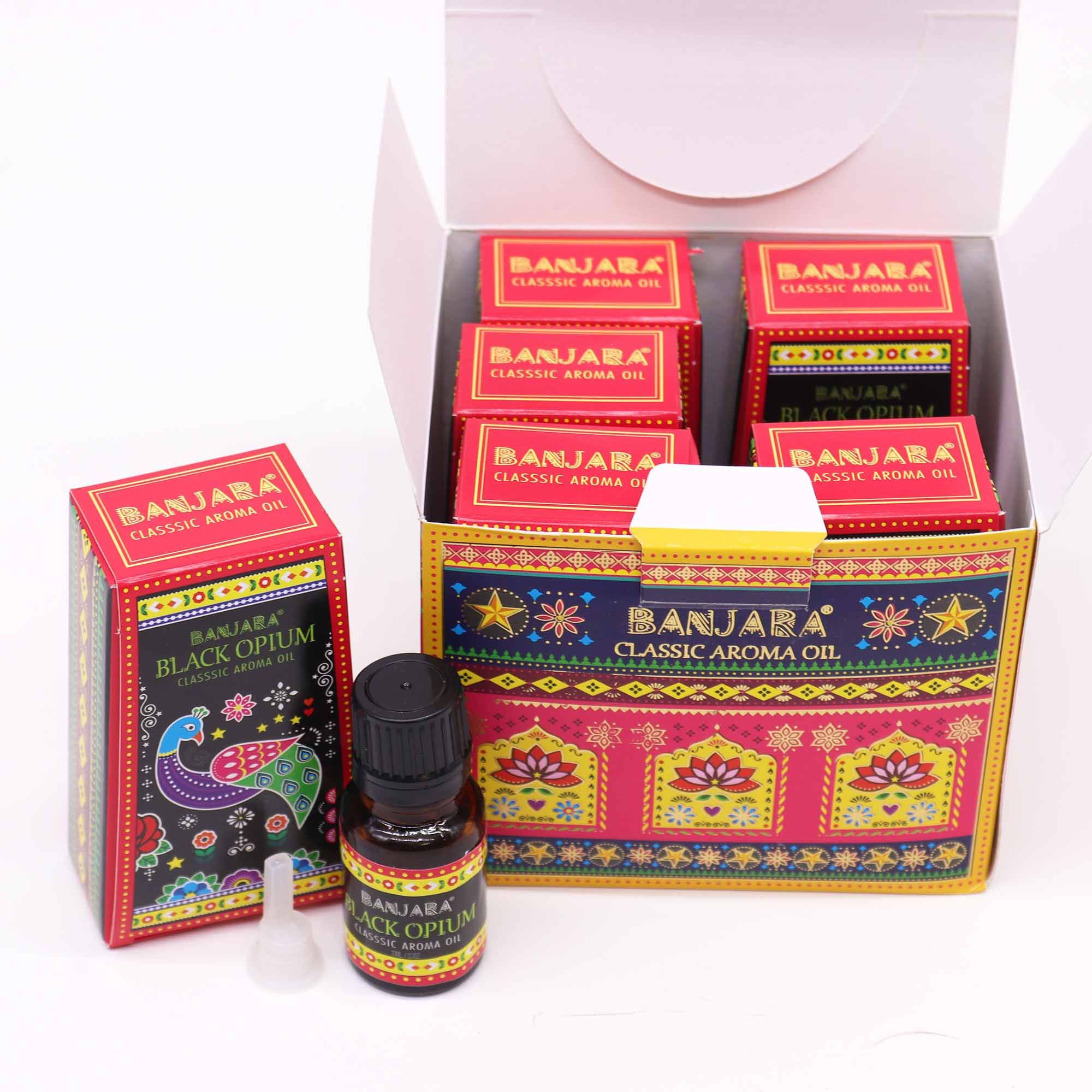 Huile parfumée indienne Banjara 10 ml - Opium noir