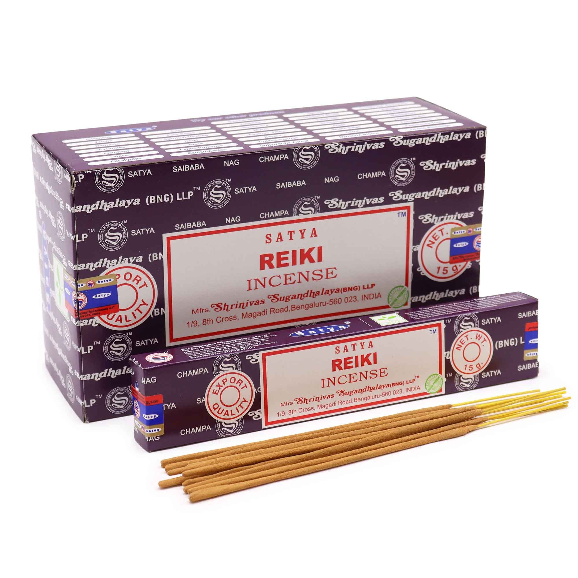 Bâtonnets d'encens Satya 15 g - Reiki
