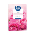 Lot de 6 bougies parfumées à la rose (1x).