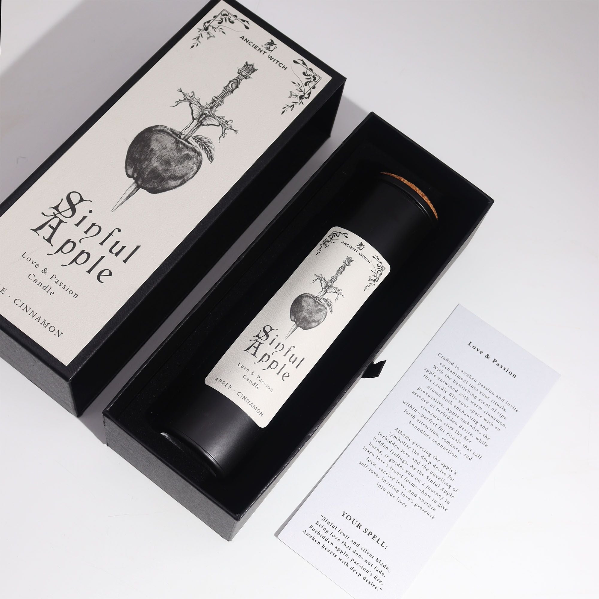Bougies purificatrices des anciennes sorcières - Pomme pécheresse