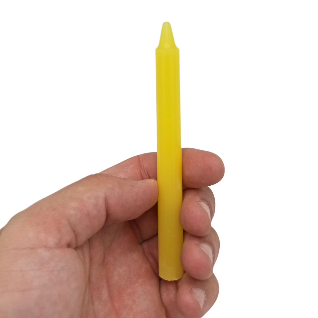 Bougies Manifest Magic (paquet-de-12) - Jaune - Chakra du plexus solaire