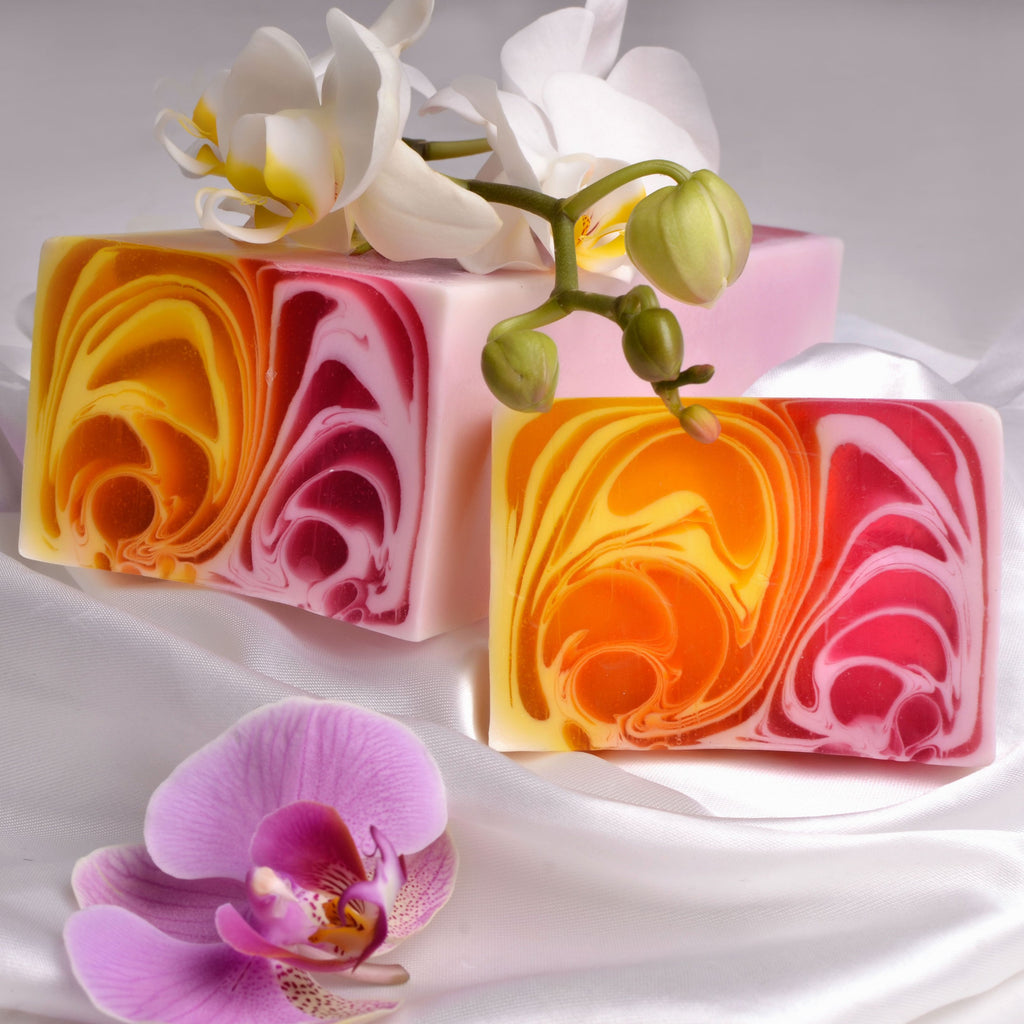 Savon artisanal 1,2 kg - Orchidée