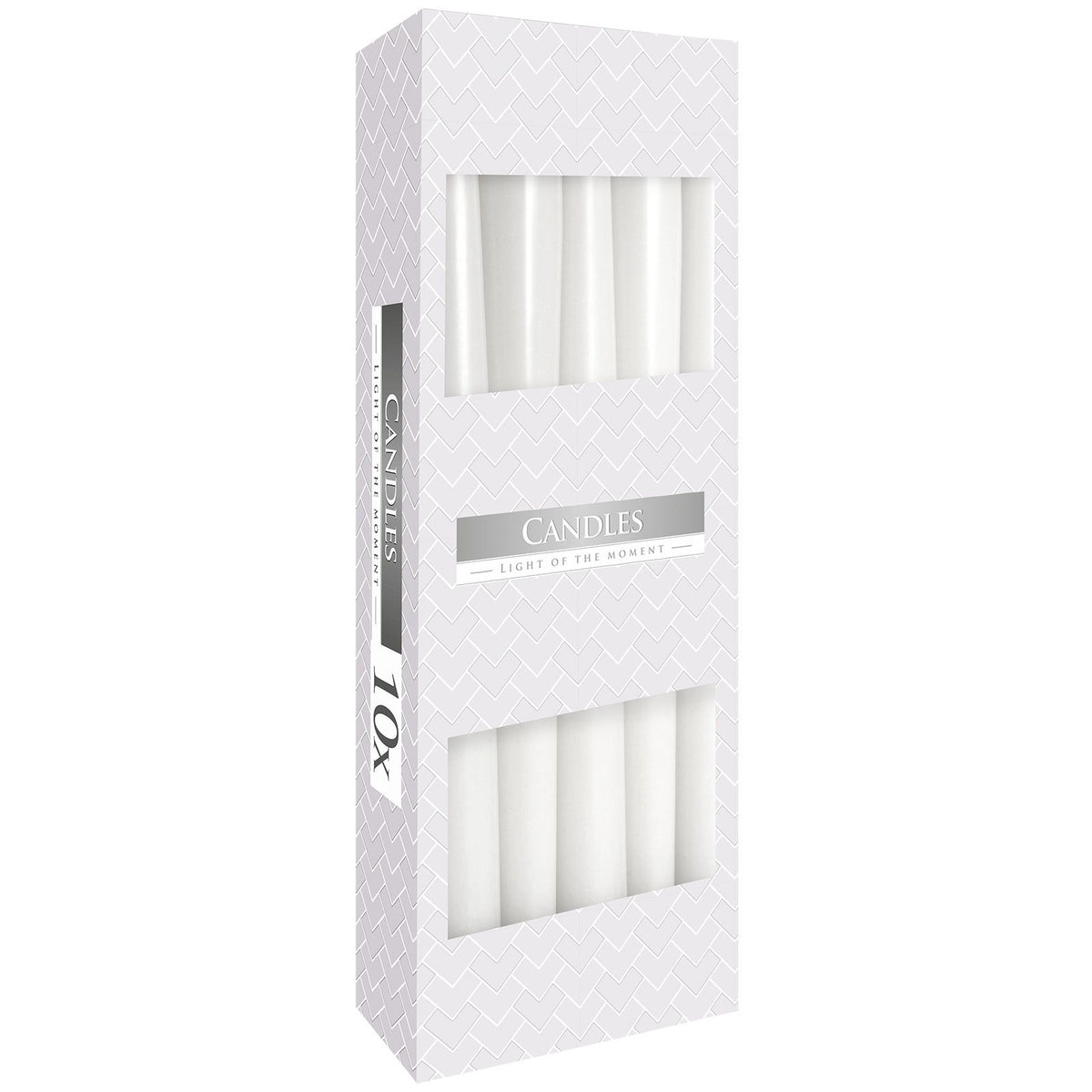 Bougies coniques blanches