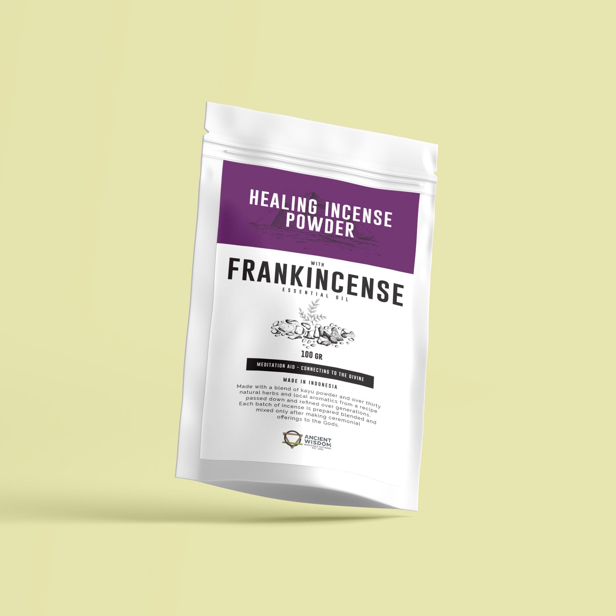 Poudre d'encens aux vertus curatives - Encens 100 g