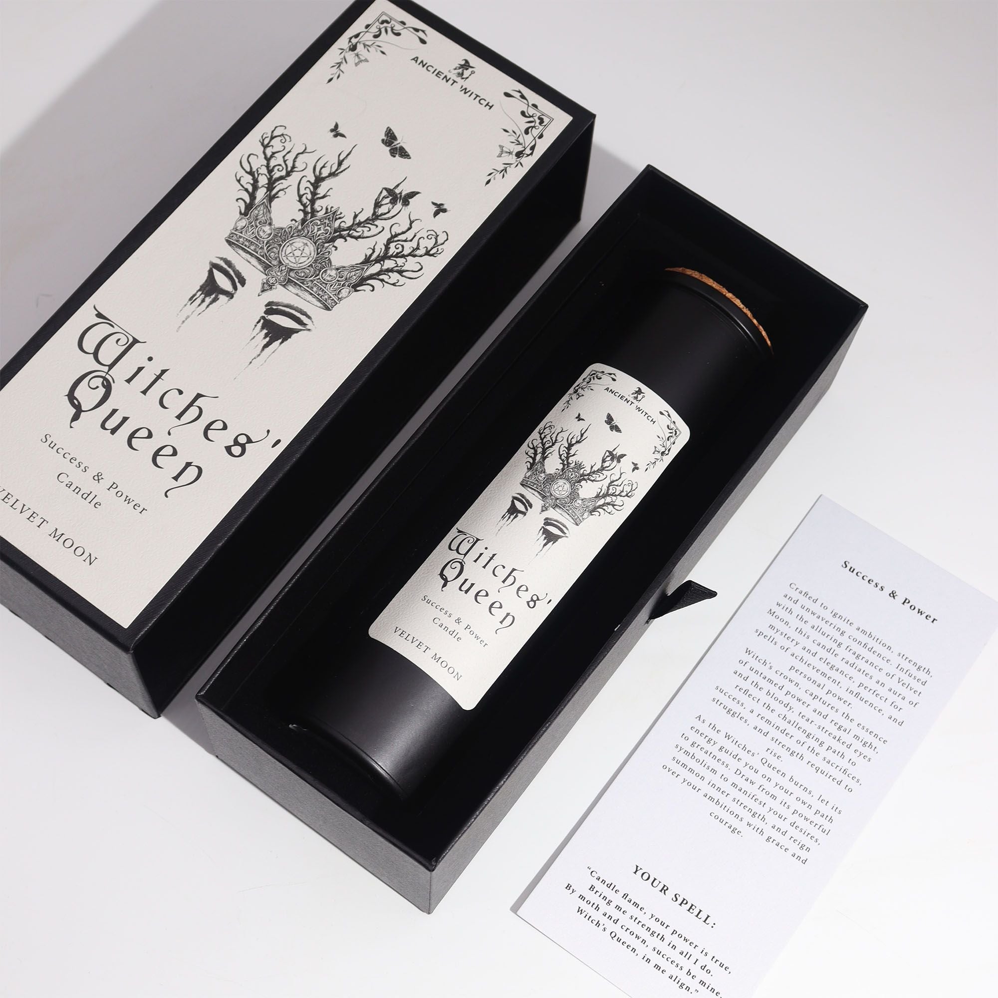 Bougies purificatrices des anciennes sorcières - Reine des sorcières