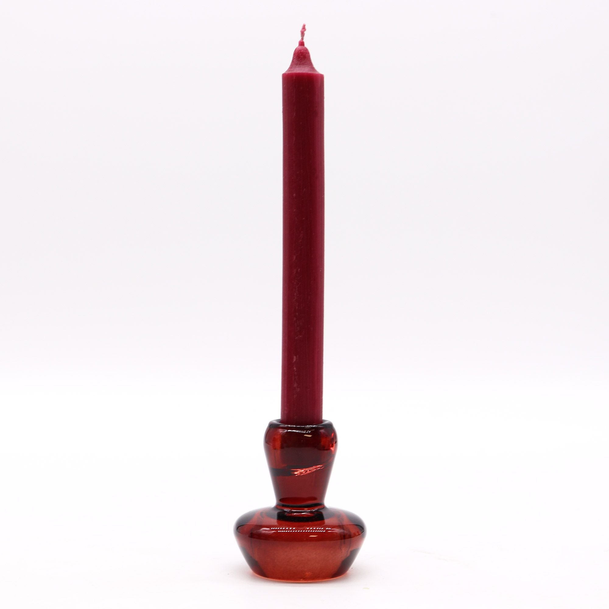 Bougeoir réversible en forme de champignon pour bougie de table/thé - Rouge Vampire