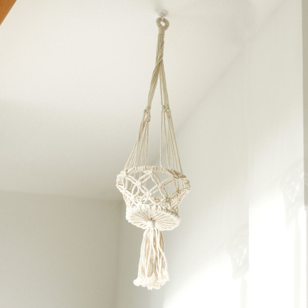 Jardinière en macramé - Petite