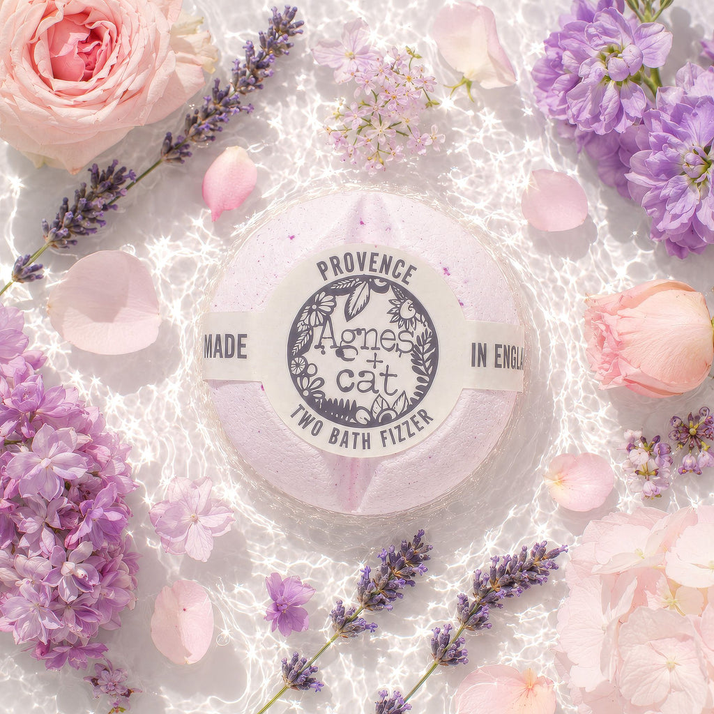 Coffret cadeau de galets de bain effervescents – Jardin secret – Agnes + Cat