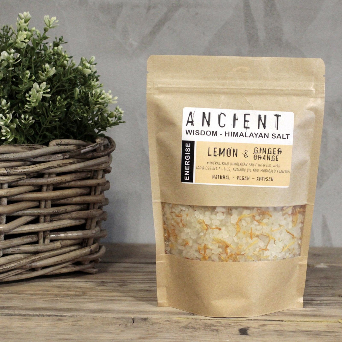 Sels de bain de l'Himalaya - 500 g - Énergisants