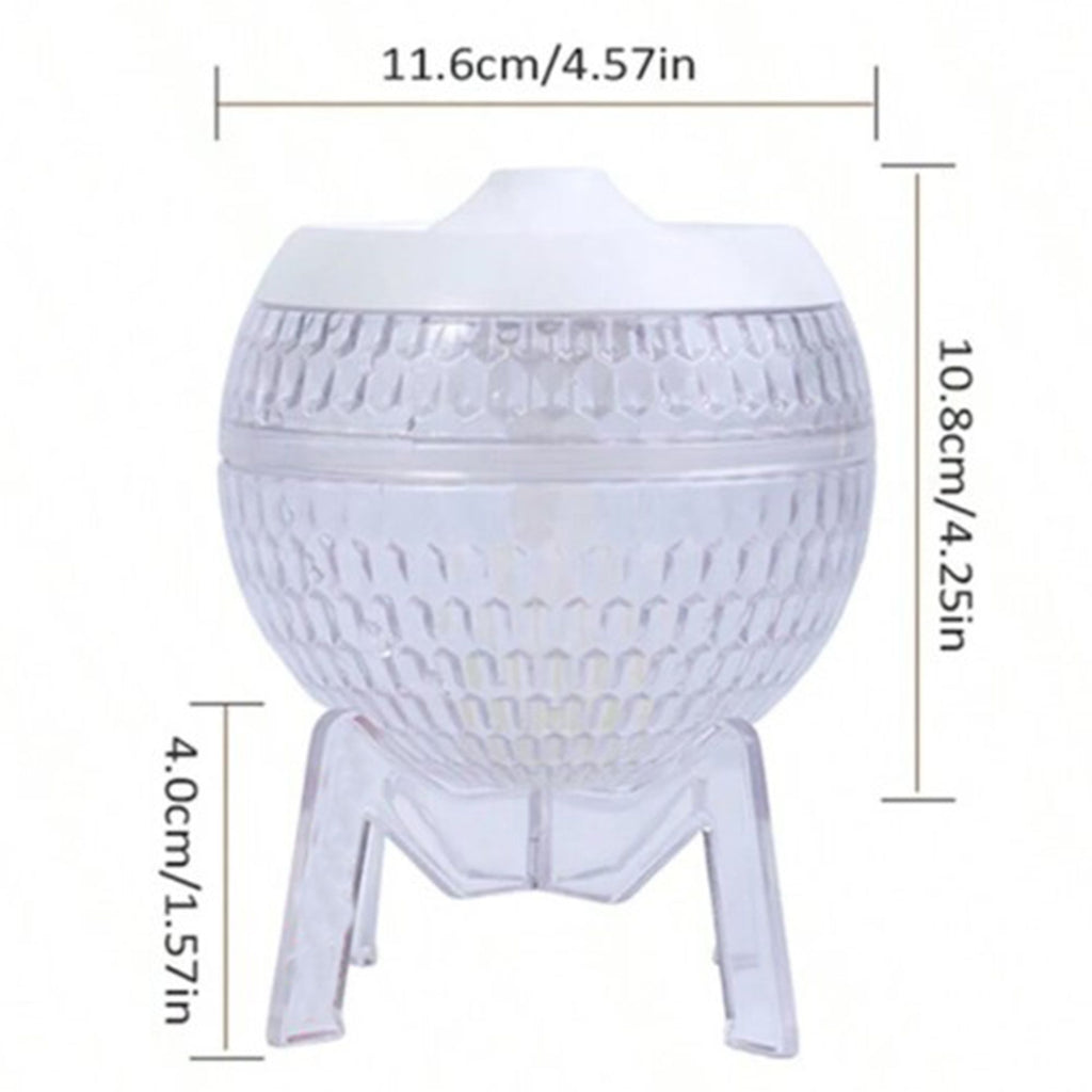 Diffuseur transparent Mondo Planet - USB - Changement de couleur (lumière vers le bas)