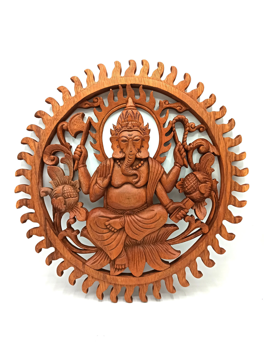Panneau en bois - Ganesh 40 cm