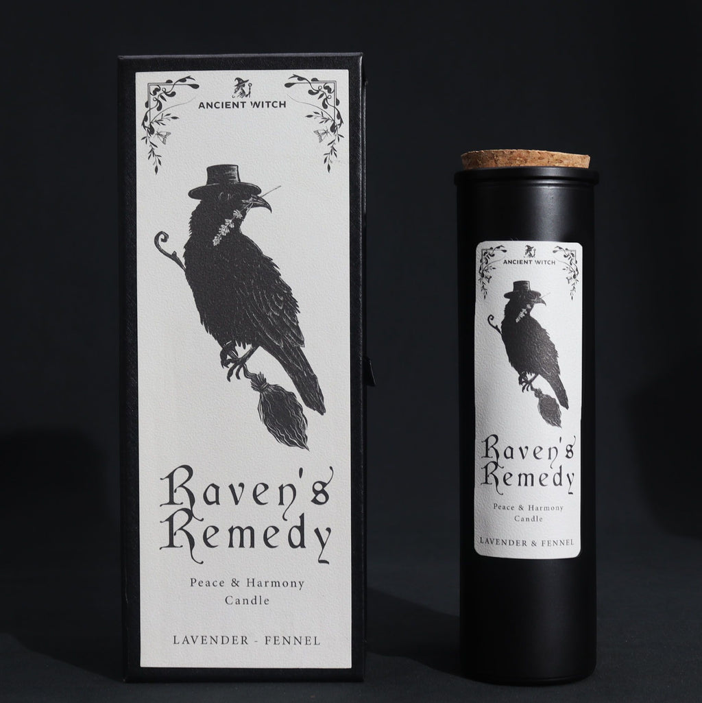 Bougies purificatrices des anciennes sorcières - Remède des corbeaux