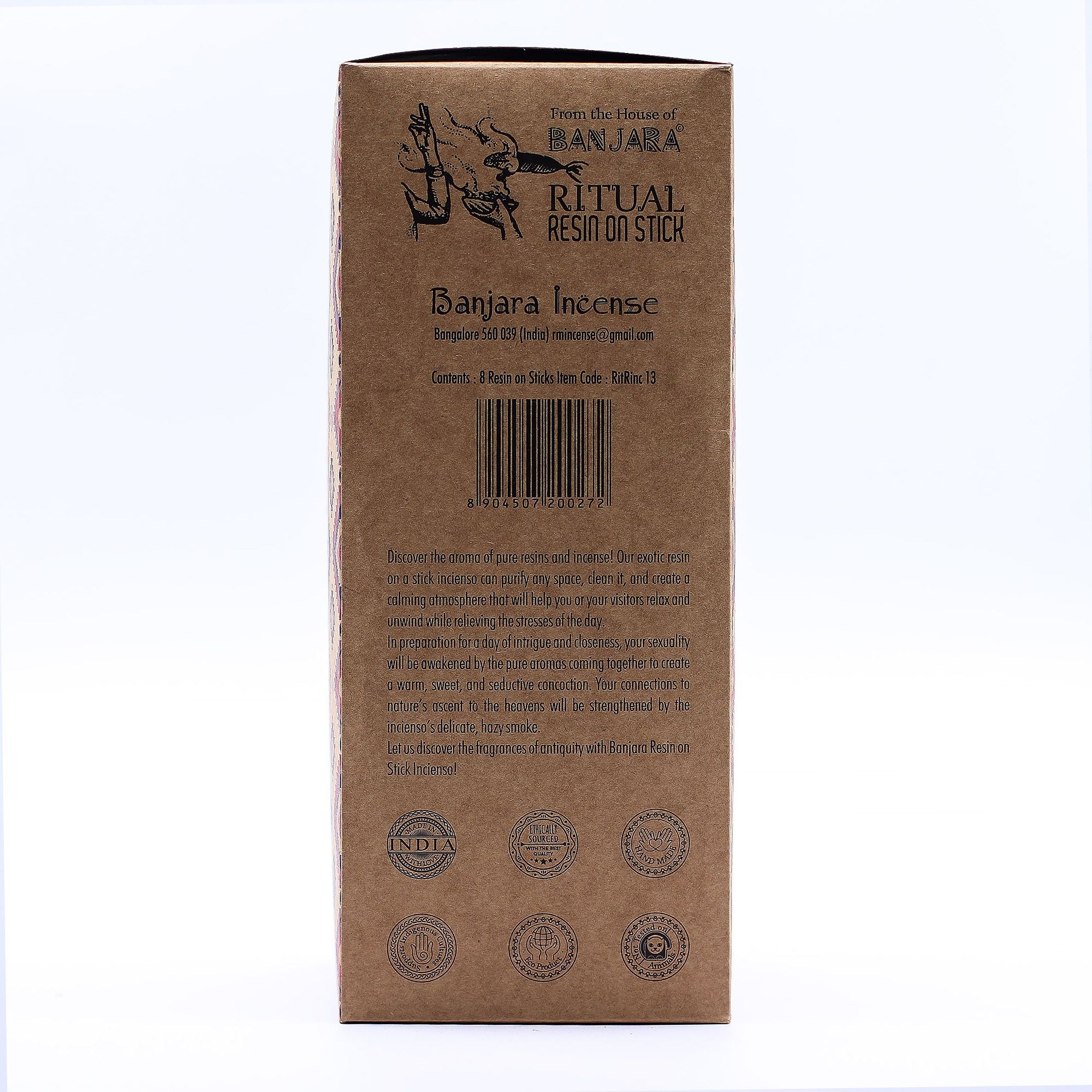 Résine rituelle sur bâtonnet - Rue