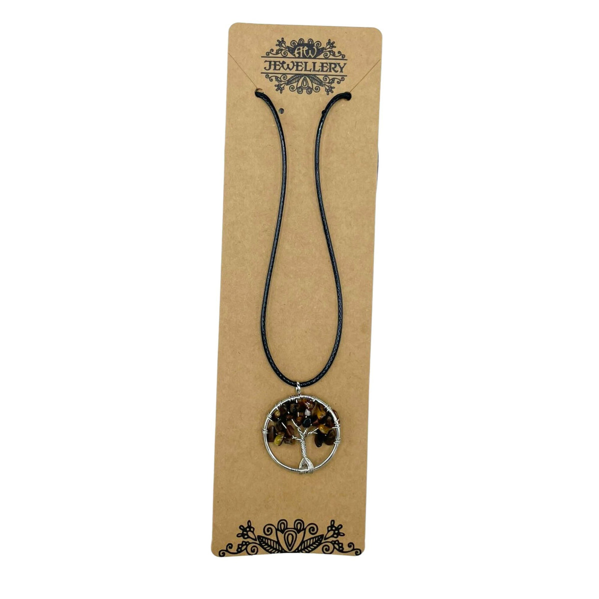 Pendentif Arbre de Vie - Œil de Tigre