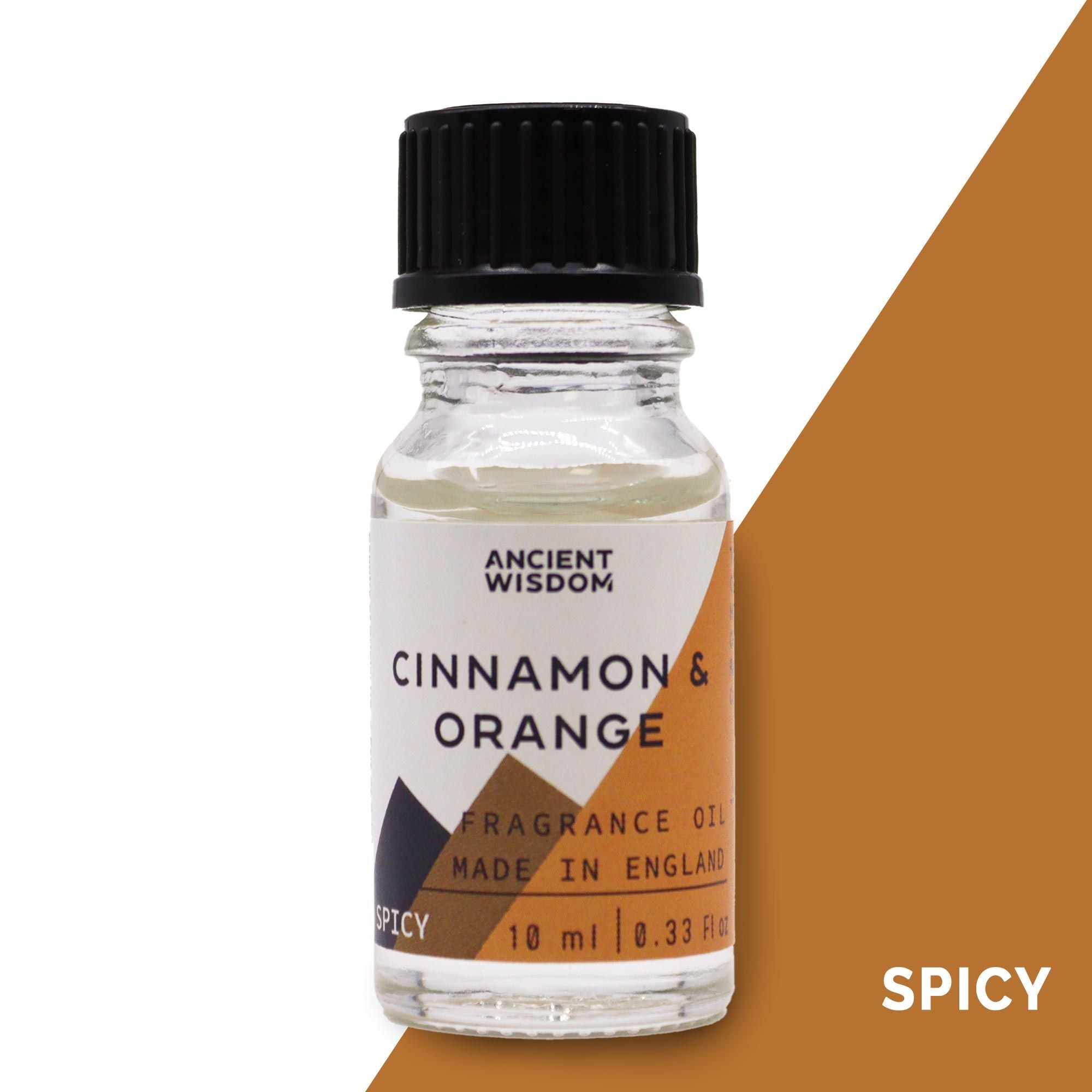Huiles parfumées 10 ml - Cannelle et orange