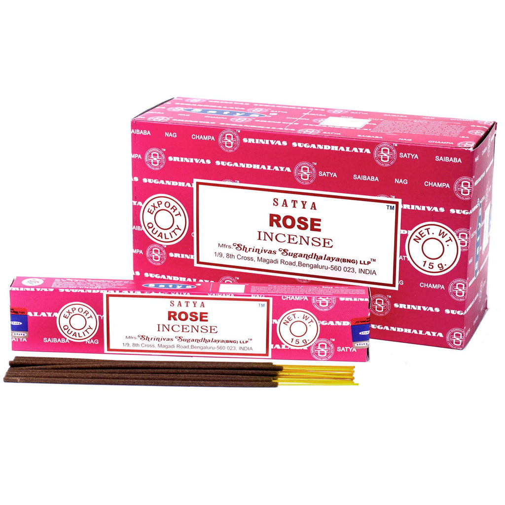 Bâtonnets d'encens Satya 15 g - Rose