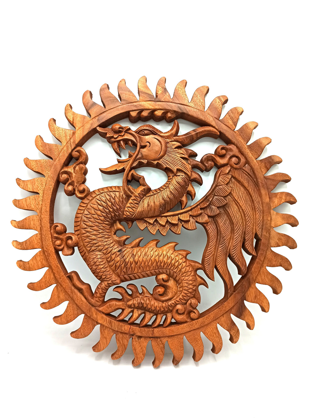 Panneau en bois - Dragon 40 cm