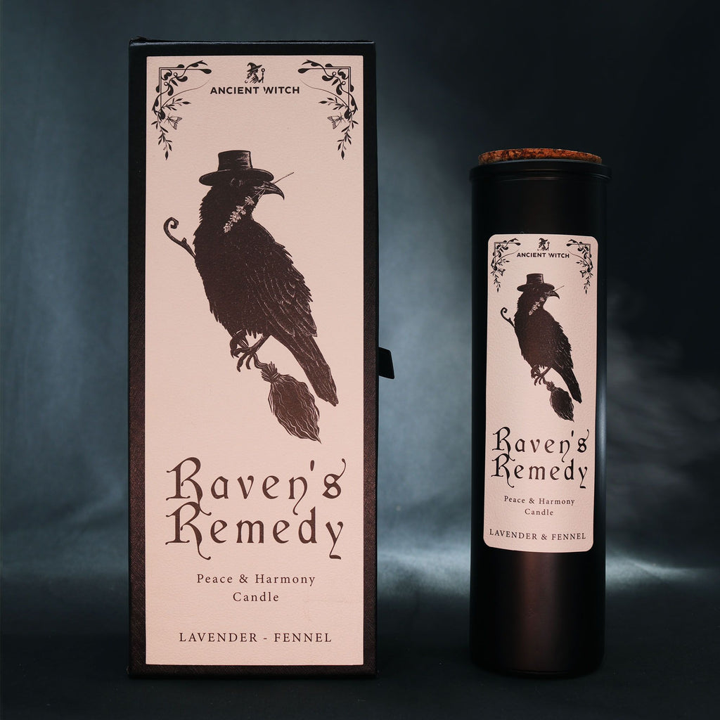 Bougies purificatrices des anciennes sorcières - Remède des corbeaux
