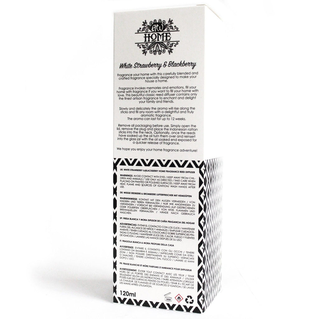 Diffuseur aromatique 120 ml - fraise blanche et framboise