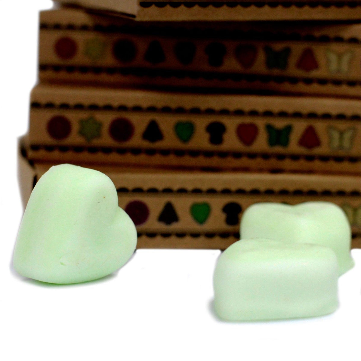 Boîte de 6 cires de soja - Pomme épicée
