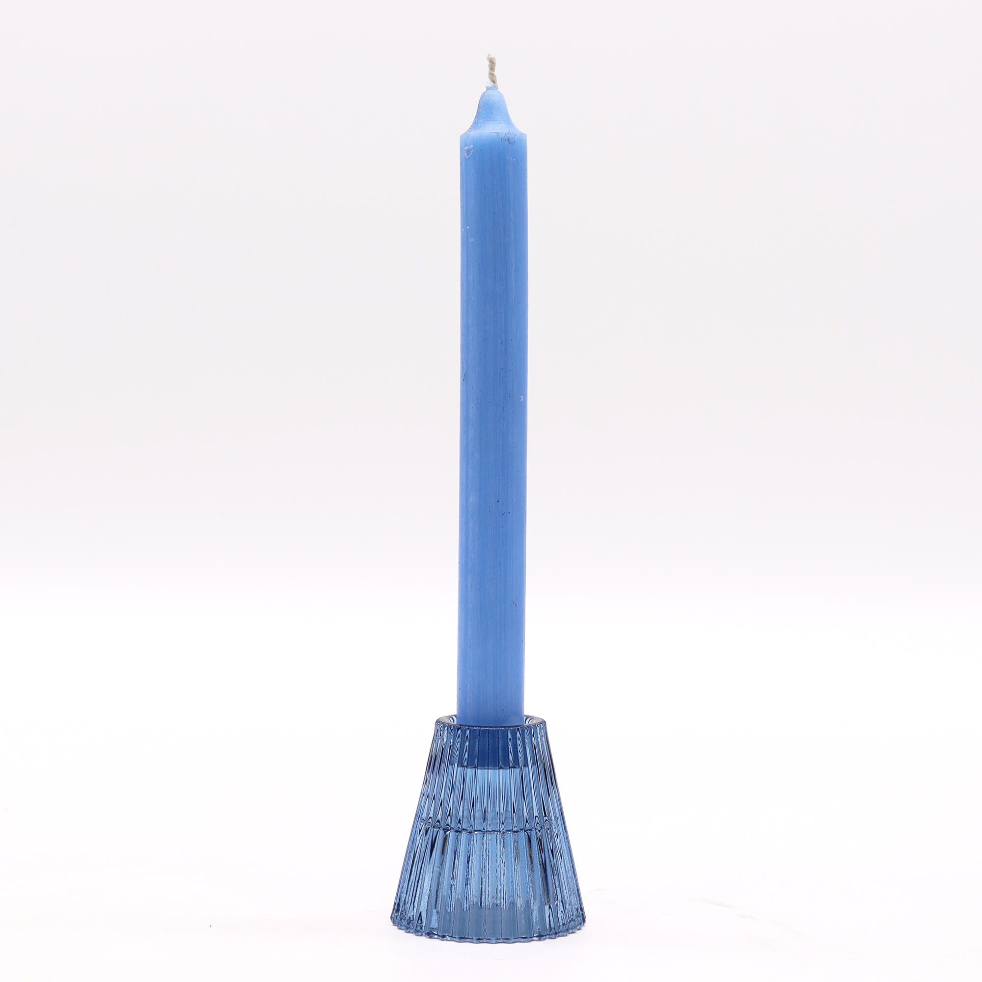 Porte-bougie réversible pour table/thé - Bleu royal