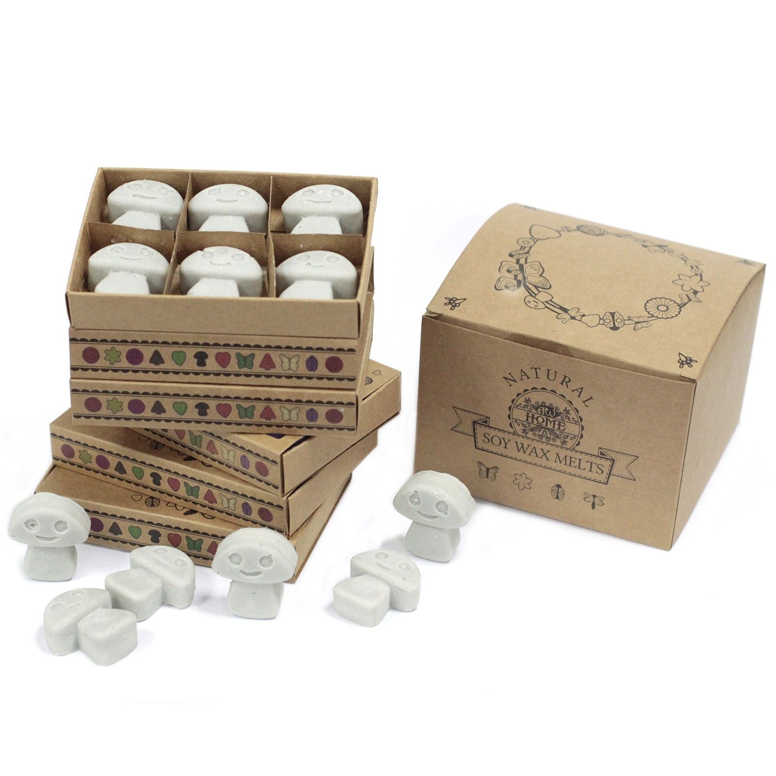 Boîte de 6 cires de soja - Patchouli