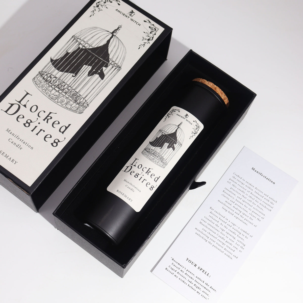 Bougies purificatrices des anciennes sorcières - Vœux bloqués