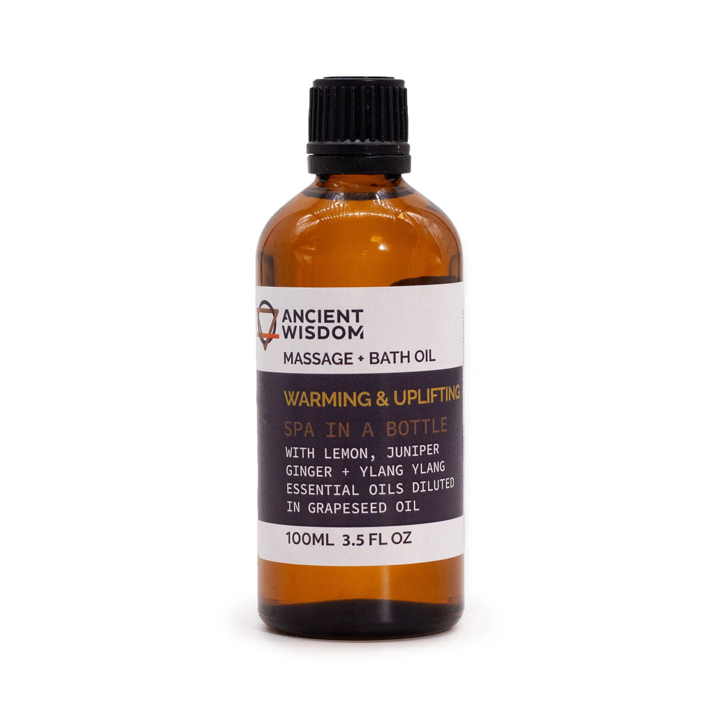 Huile de massage 100 ml - Chaleureuse et vivifiante