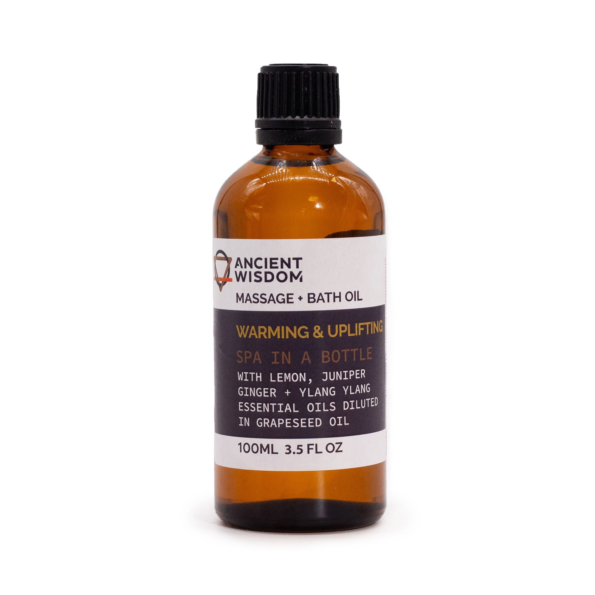 Huile de massage 100 ml - Chaleureuse et vivifiante